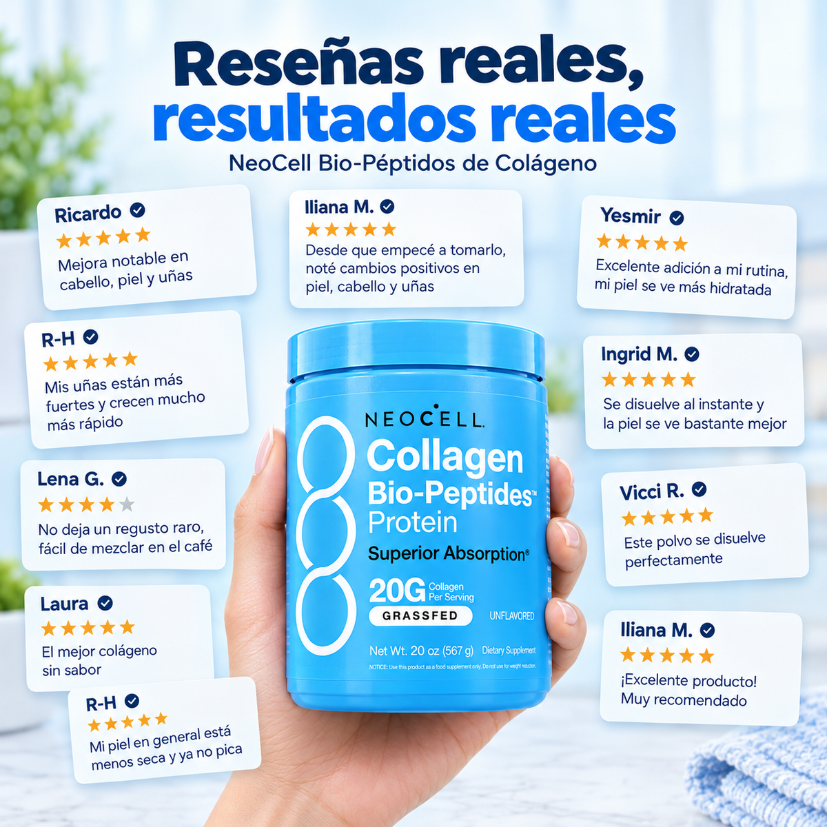 COLÁGENO HIDROLIZADO DE ALTA ABSORCIÓN 567G NEOCELL®